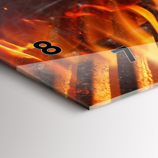 Horizontal wall clock Grill