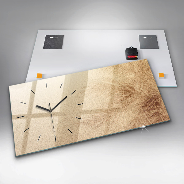 Horizontal wall clock Summer accessories