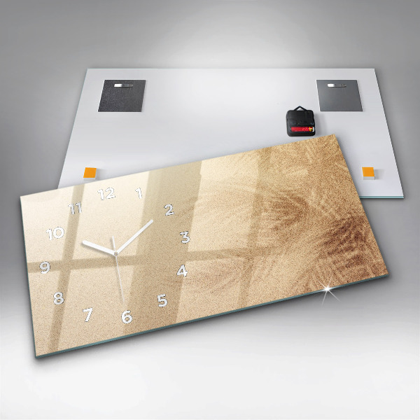 Horizontal wall clock Summer accessories