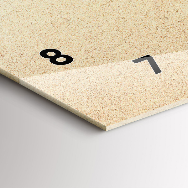 Horizontal wall clock Summer accessories