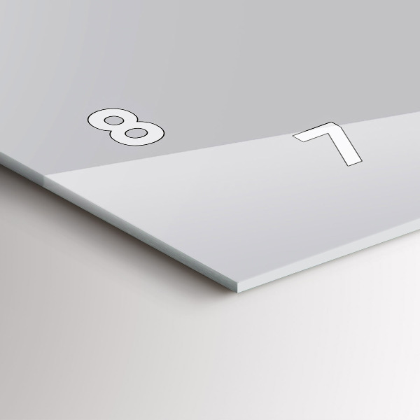 Horizontal wall clock Color light gray