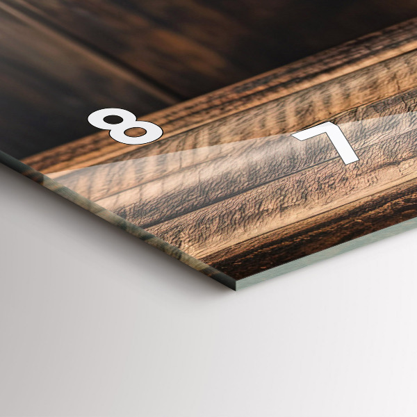 Horizontal wall clock A cup of coffee