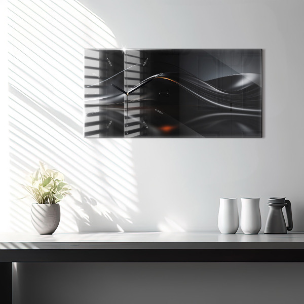 Horizontal wall clock Abstraction