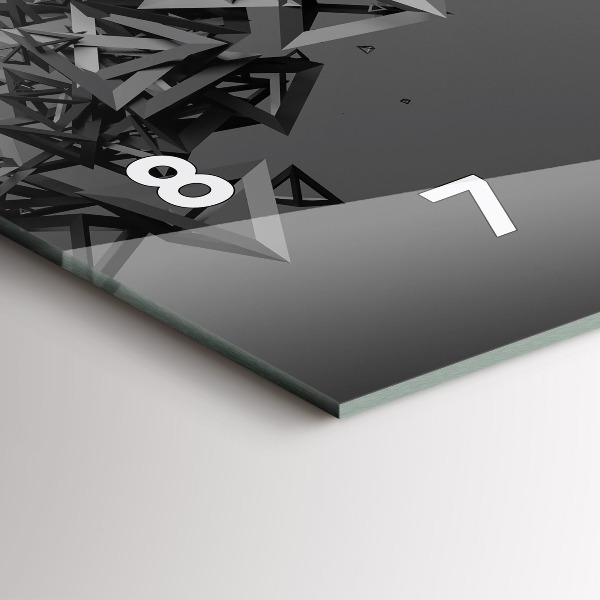 Horizontal wall clock Abstraction