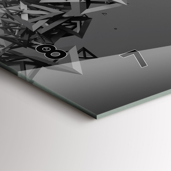 Horizontal wall clock Abstraction