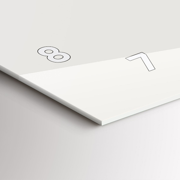 Horizontal wall clock Moon phases