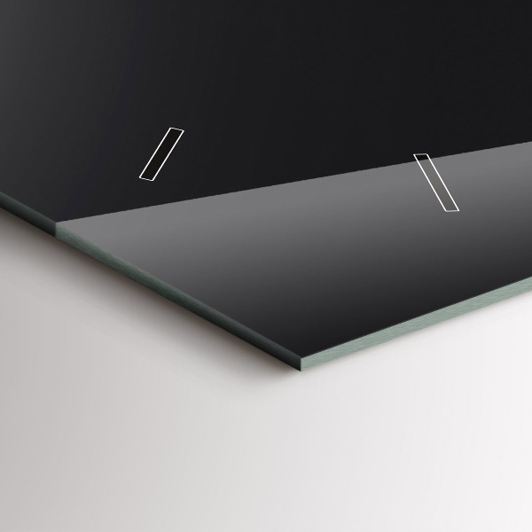 Horizontal wall clock Moon phases