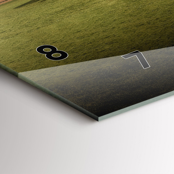 Horizontal wall clock Stonehenge Nimbostratus