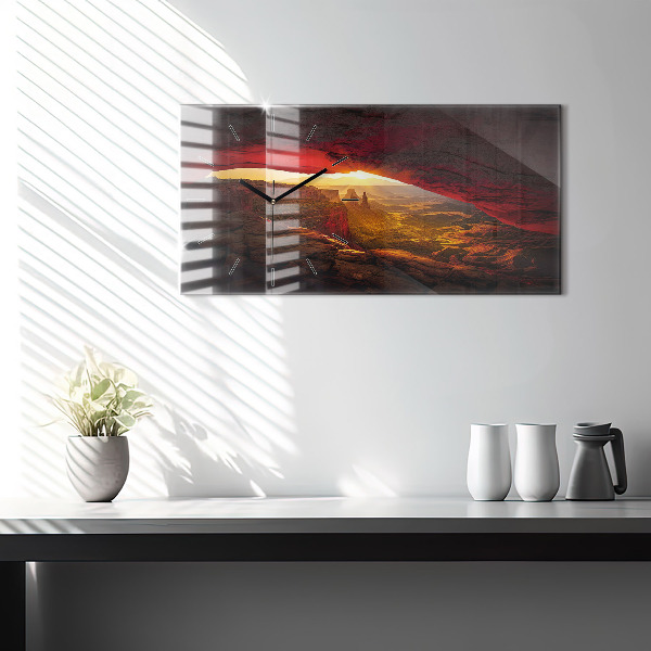 Horizontal wall clock Grand Canyon Arizona