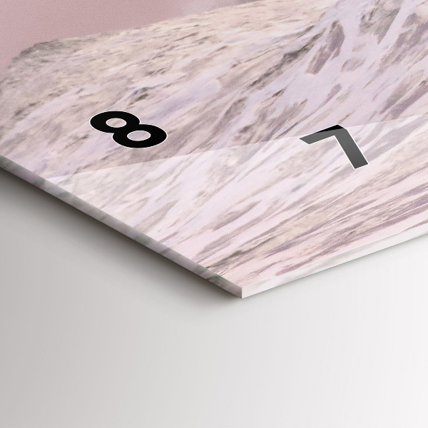 Horizontal wall clock Surfer in Hawaii