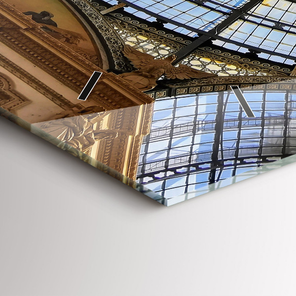 Horizontal wall clock Shopping mall in Milan