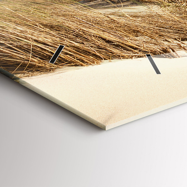 Horizontal wall clock View of the beach