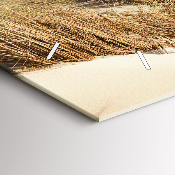 Horizontal wall clock View of the beach