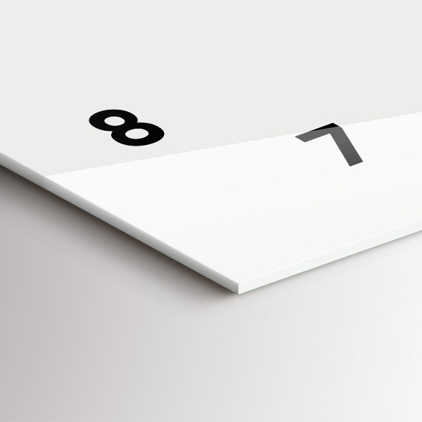 Horizontal wall clock Cycling race drawing