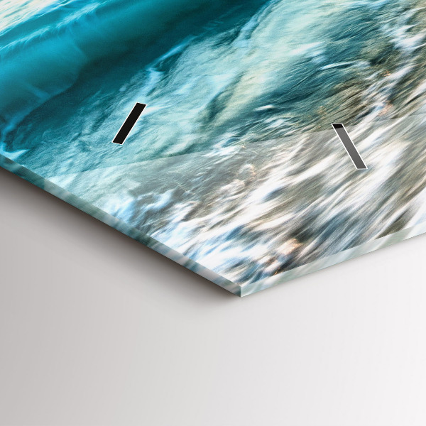 Horizontal wall clock Beach, sea and sand