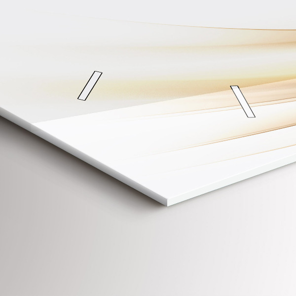 Horizontal wall clock Golden abstraction