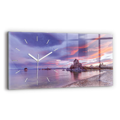 Horizontal wall clock California Sunrise