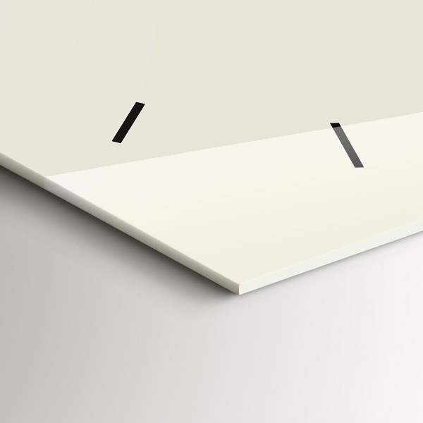 Horizontal wall clock Abstract deer