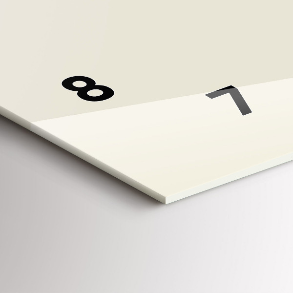 Horizontal wall clock Man with a beard and a pipe