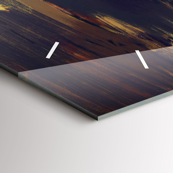 Horizontal wall clock Impressionism in art Market Square