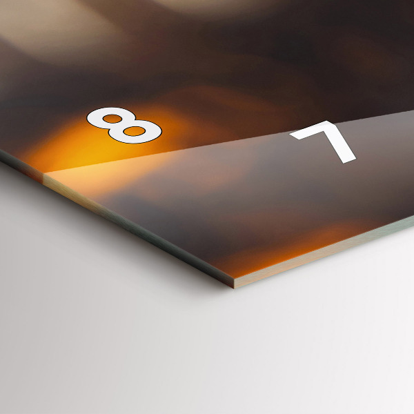 Horizontal wall clock Glass bottles