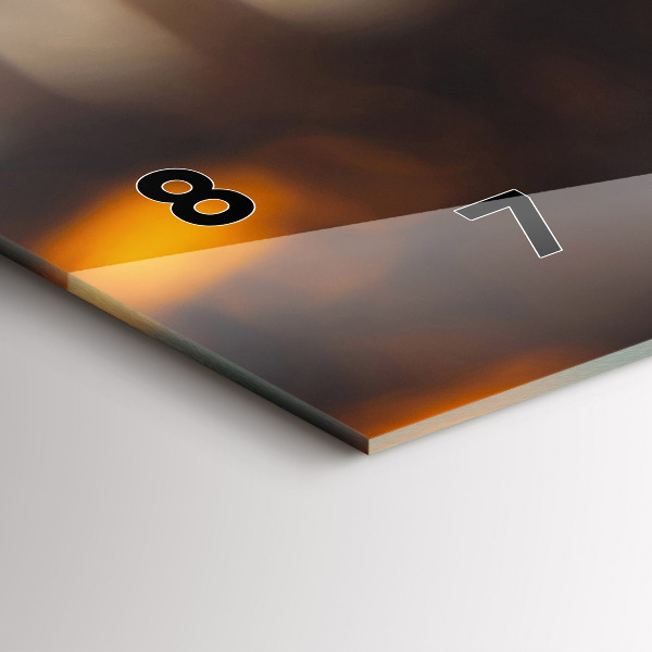 Horizontal wall clock Glass bottles