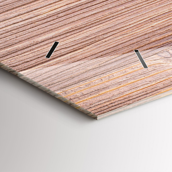 Horizontal wall clock Peppers