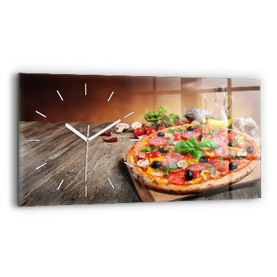 Horizontal wall clock The Culinary Heart of Italy