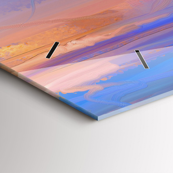 Horizontal wall clock Seascape