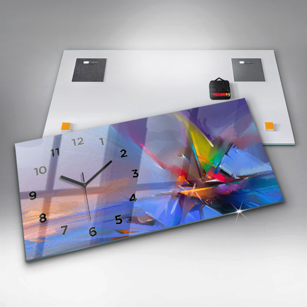 Horizontal wall clock Seascape