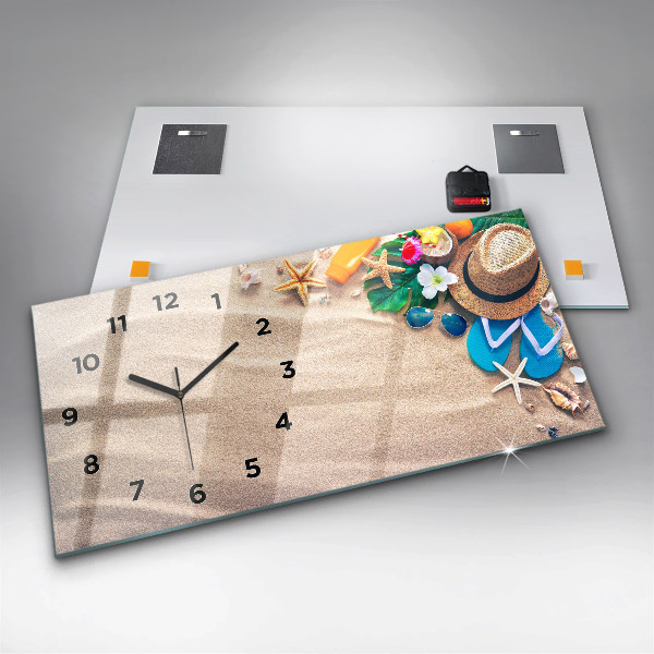 Horizontal wall clock Holiday accessories