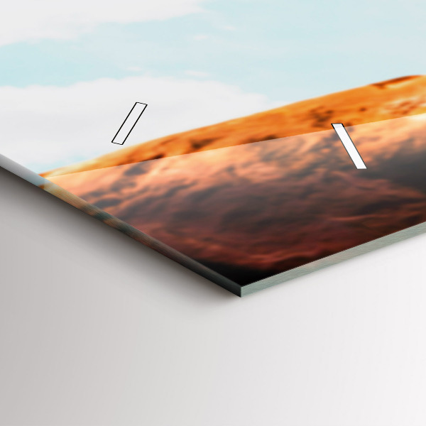 Horizontal wall clock Stuntman and adrenaline