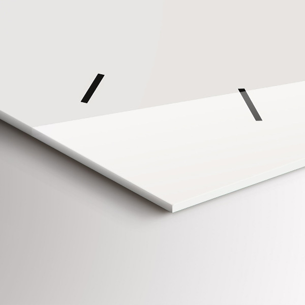 Horizontal wall clock painted portrait of a tiger