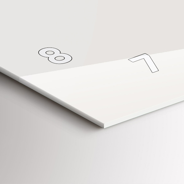 Horizontal wall clock painted portrait of a tiger