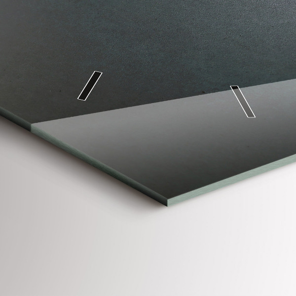 Horizontal wall clock Wanderer in the Dark