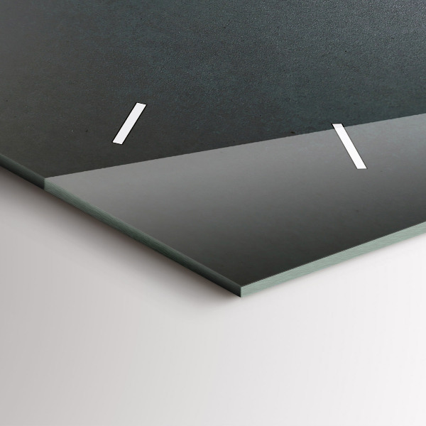 Horizontal wall clock Wanderer in the Dark