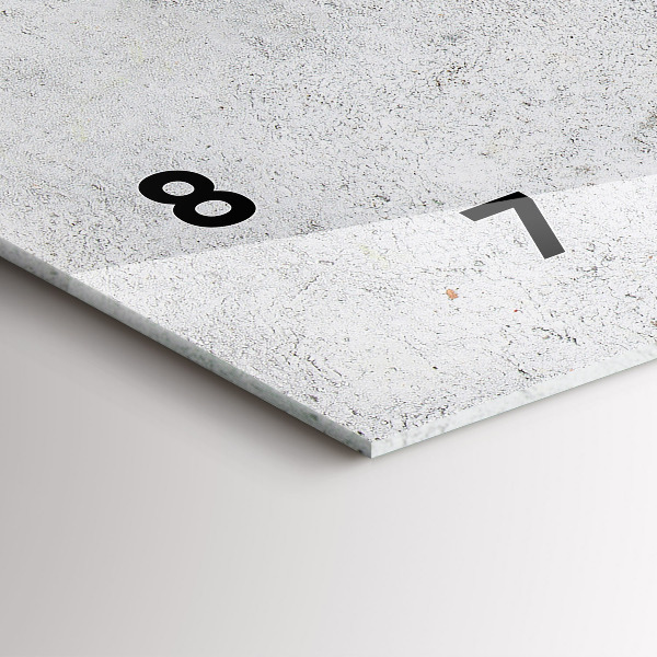 Horizontal wall clock Minimalist olives