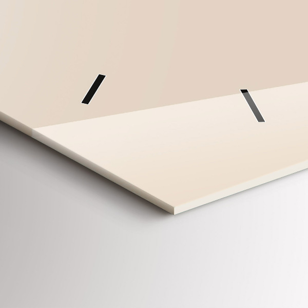 Horizontal wall clock Wolf head