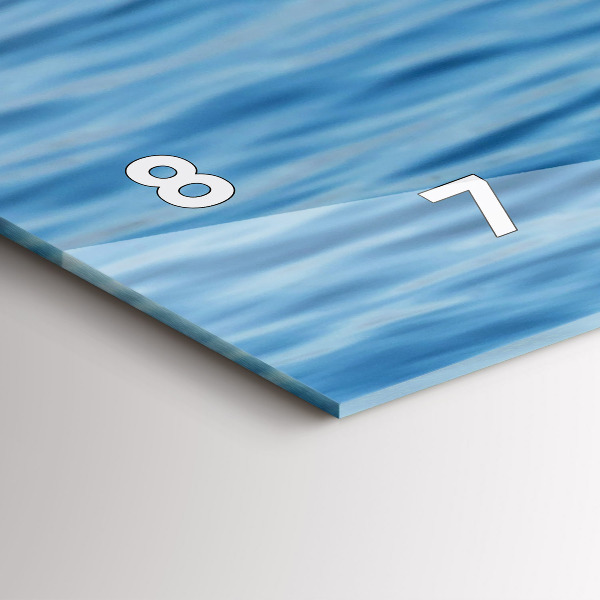 Horizontal wall clock Seagulls in Gdynia