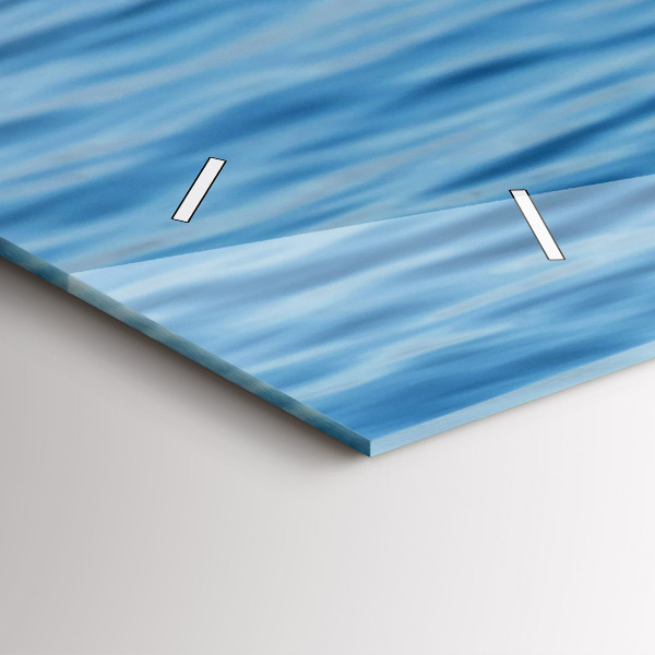 Horizontal wall clock Seagulls in Gdynia