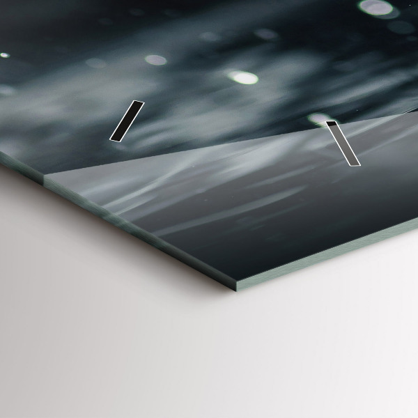 Horizontal wall clock Tomato