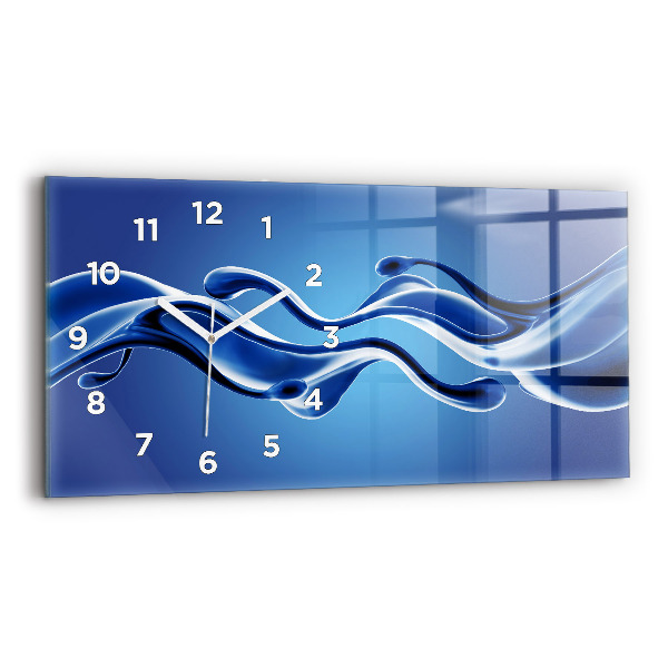 Horizontal wall clock Liquid abstraction