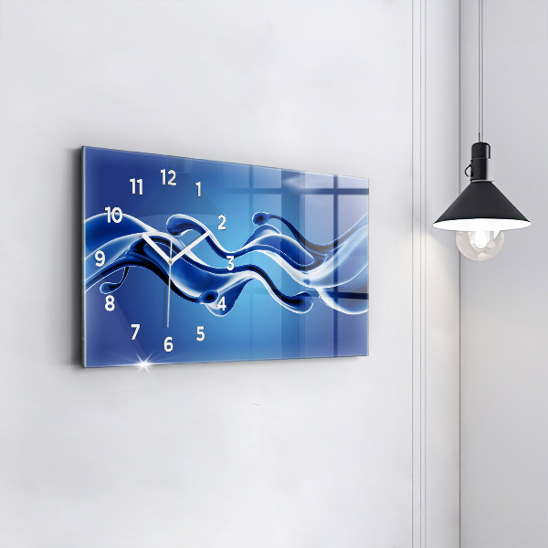 Horizontal wall clock Liquid abstraction