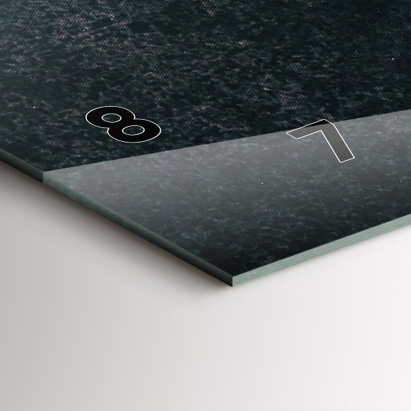 Horizontal wall clock Coffee beans