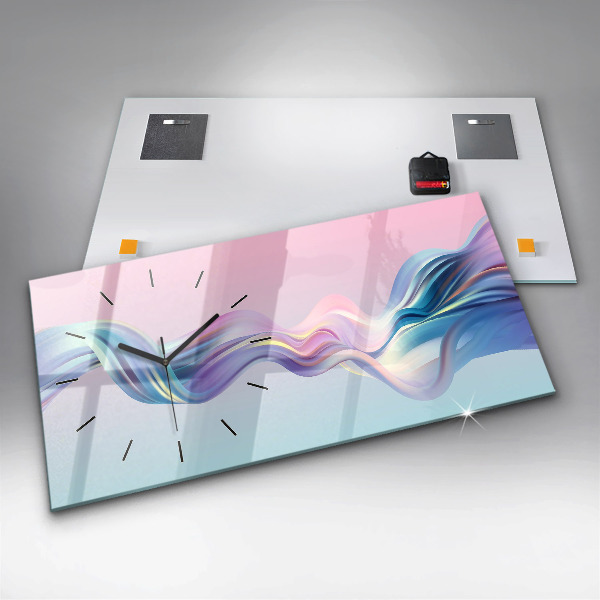 Horizontal wall clock Fluid flow element