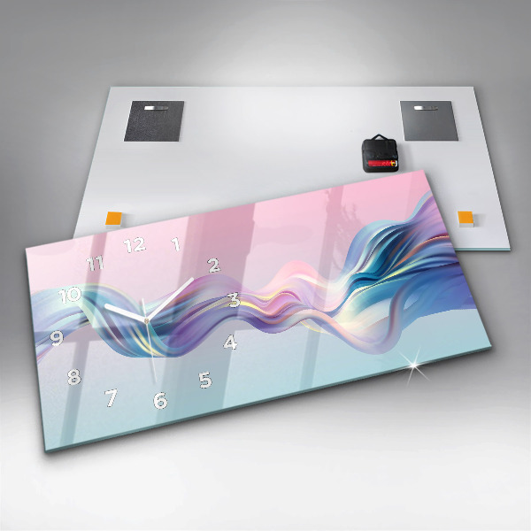 Horizontal wall clock Fluid flow element