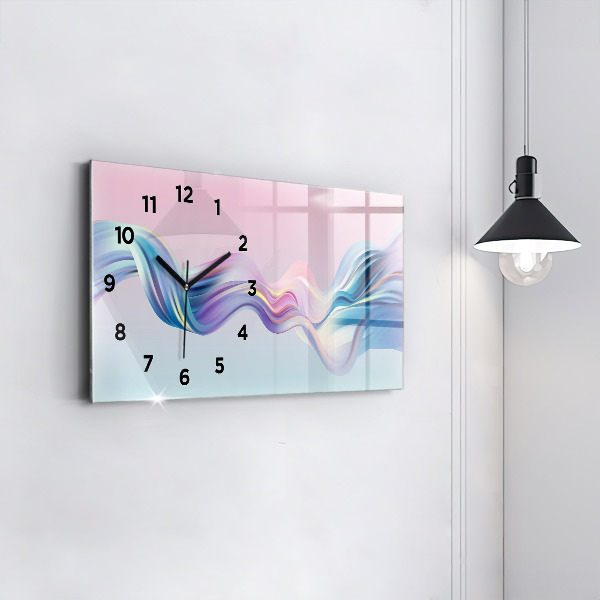 Horizontal wall clock Fluid flow element