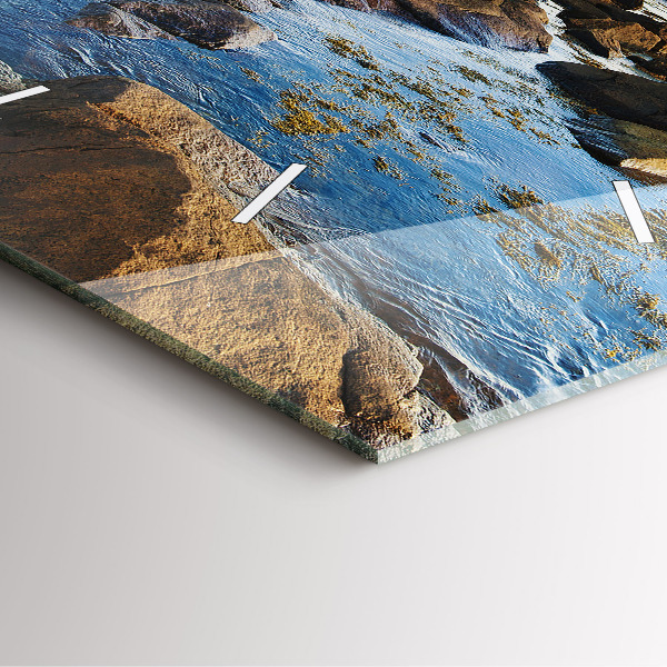 Square wall clock Annisquam Lighthouse