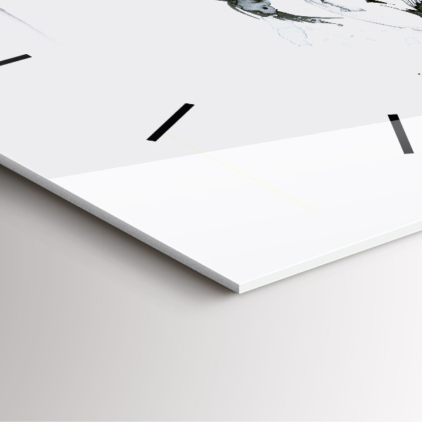 Square wall clock Woman dancing ballet