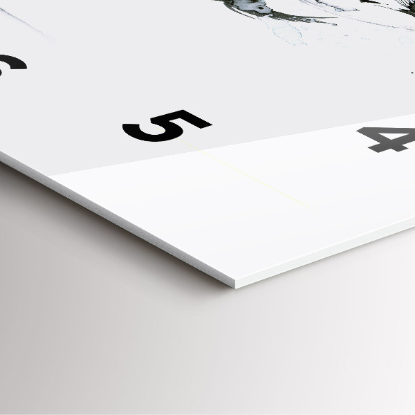 Square wall clock Woman dancing ballet